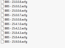 BBS ecfg files